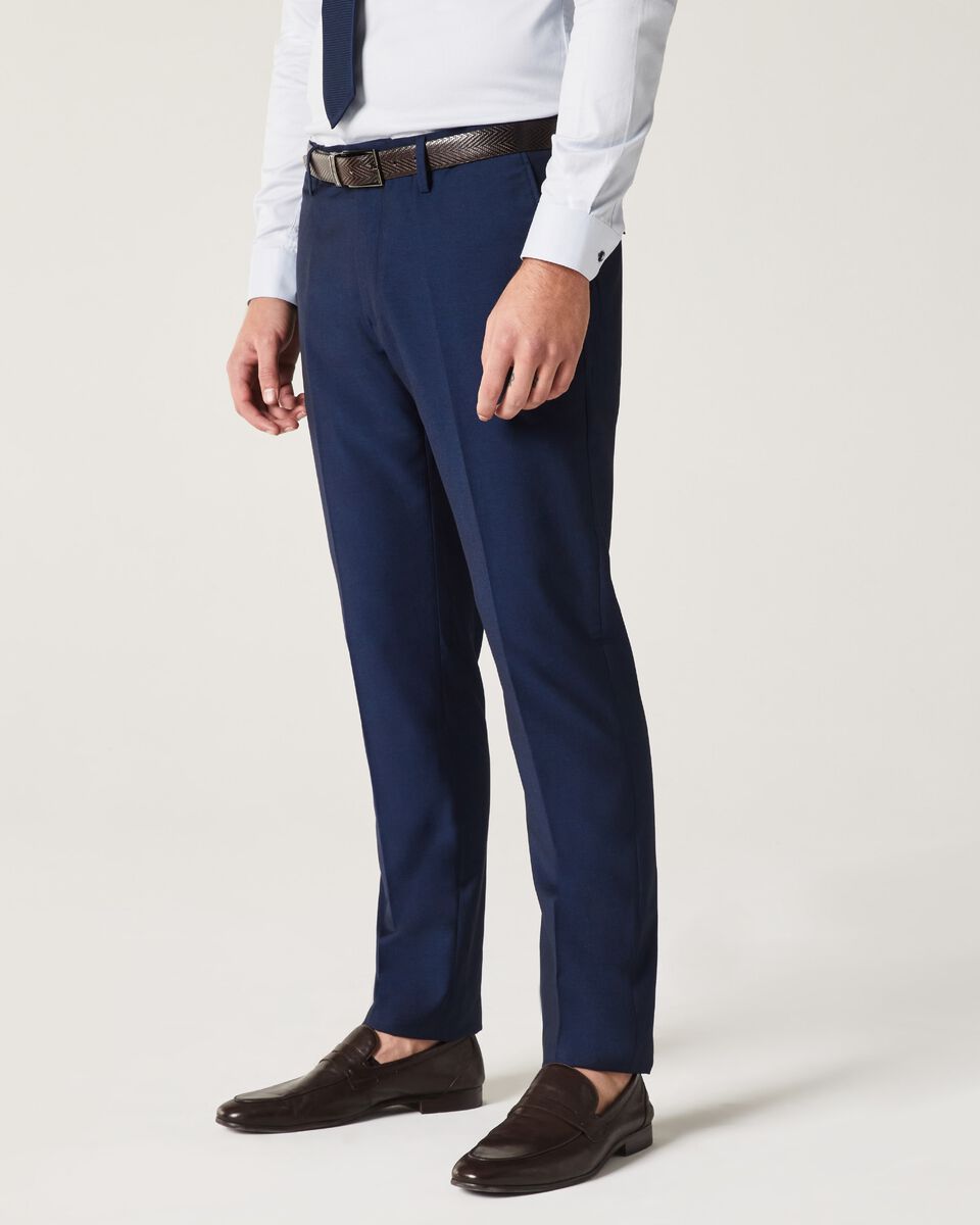 Mens New Navy Tailored Suit Pant